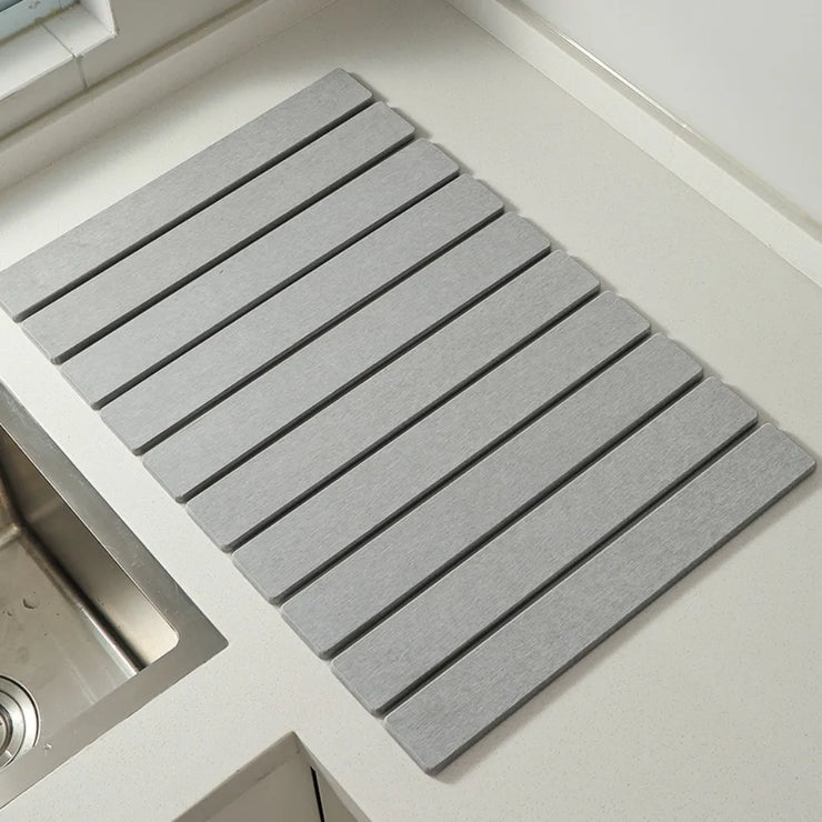 Eco-Friendly Portable Dish Drying Mat