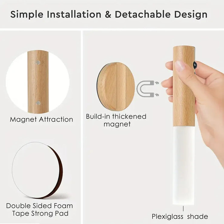 LED Rechargeable Magnetic Wall Lamp