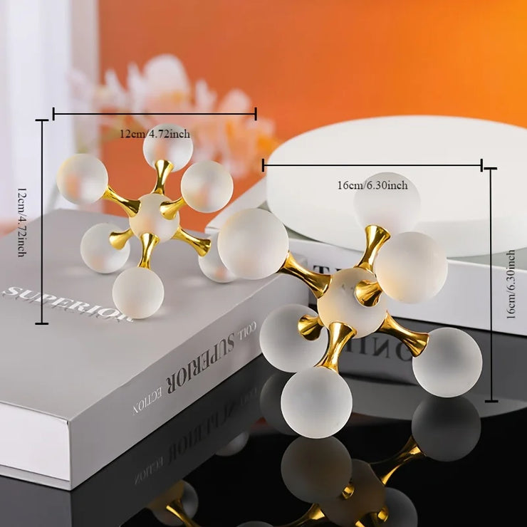 Minimalist Crystal Art Ornaments