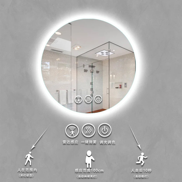 Smart  led anti-fog bathroom wall-mounted smart lamp