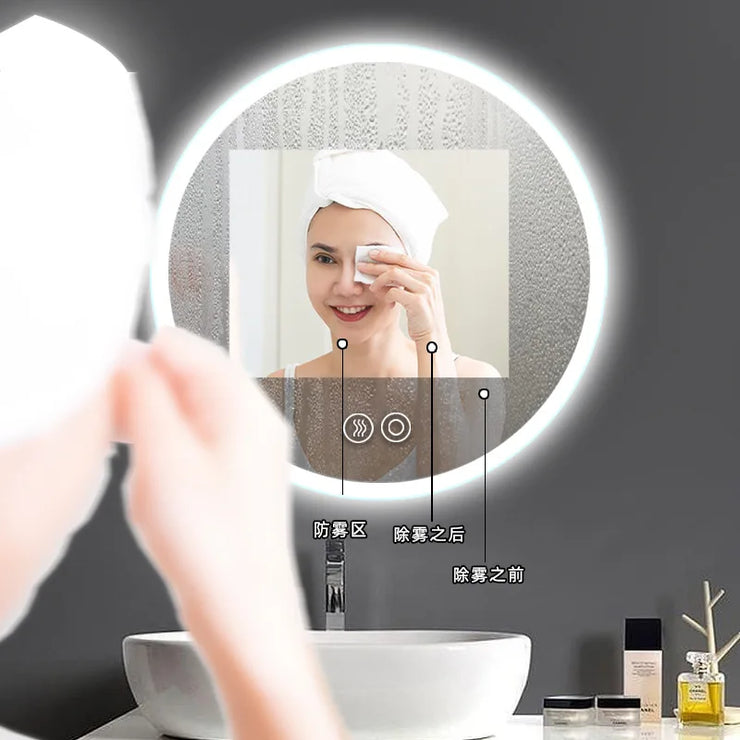 Smart  led anti-fog bathroom wall-mounted smart lamp